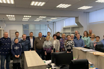 Sergey Shestakov held a meeting with the labor collective and congratulated the employees of OKB Oktava JSC on their 46th anniversary